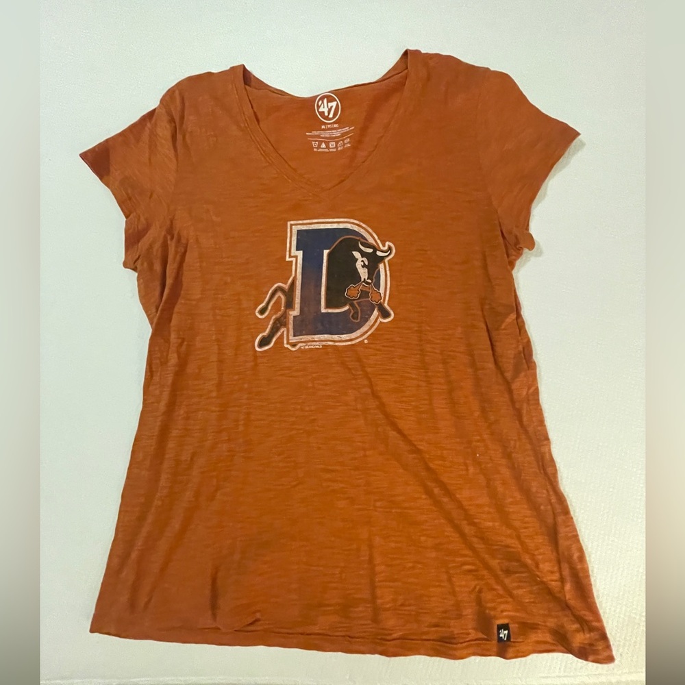 Women's Durham Bulls Orange Short Sleeve Tee - XL